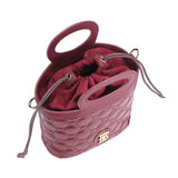 Royal Bagger Quilted Handbag for Women – Versatile Crossbody & Shoulder Tote, Genuine Cowhide Leather Drawstring Purse 3280