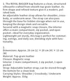 Royal Bagger Genuine Cow Leather Crossbody Bag for Women, Retro Fashion Underarm Shoulder Purse, Large Capacity 3268