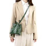 Royal Bagger Fashion Retro Bucket Bag for Women, Genuine Cowhide Leather Handbag, Elegant Shoulder Crossbody Purse 3266