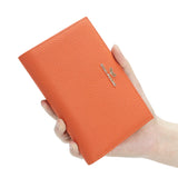 Royal Bagger Genuine Leather RFID Blocking Passport Wallets, Casual Style Credit Card Holder for Women, Travel Wallet Purse 3090