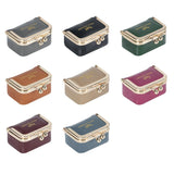 Small Size, Royal Bagger Retro Genuine Leather Mini Kiss Lock Coin Purse – Women's Jewelry Box for Earrings, Rings & More 3894