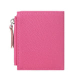 Royal Bagger RFID Blocking Genuine Leather Short Wallet for Women - Slim Bifold Coin Purse, Fashionable & Simple Design 3201