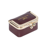 Small Size, Royal Bagger Retro Genuine Leather Mini Kiss Lock Coin Purse – Women's Jewelry Box for Earrings, Rings & More 3894