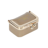 Small Size, Royal Bagger Retro Genuine Leather Mini Kiss Lock Coin Purse – Women's Jewelry Box for Earrings, Rings & More 3894