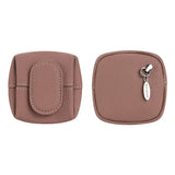 Royal Bagger Mini Lychee Pattern Coin Purse, Solid Color Buckle Key Earphone Storage Bag, Casual Change Pouch for Daily Use 1603