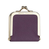 Royal Bagger Genuine Leather Mini Jewelry Box, Ring & Necklace Storage, Slim Coin Purse with Kiss Lock for Women 3120