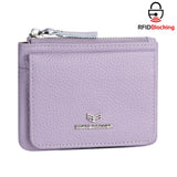Royal Bagger Genuine Leather Women's Coin Purse - RFID Blocking Small Wallet, Casual Zipper Change Pouch for Daily Use 3200