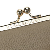 Royal Bagger Genuine Leather Jewelry Box, Mini Case for Rings, Necklaces & Earrings, Kiss Lock Coin Purse for Women 3203