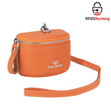 Royal Bagger Cute Mini Coin Purse for Women - RFID Blocking, Genuine Leather Change Pouch Fashion Simple Storage Bag 2900