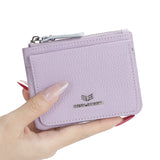 Royal Bagger Genuine Leather Women's Coin Purse - RFID Blocking Small Wallet, Casual Zipper Change Pouch for Daily Use 3200