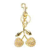 Royal Bagger Cute Cherry Keychain - Fashion Casual Metal Cherry Charm, Key Ring for Backpacks, Purses, and Gifts 001