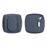 Royal Bagger Mini Lychee Pattern Coin Purse, Solid Color Buckle Key Earphone Storage Bag, Casual Change Pouch for Daily Use 1603