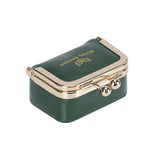 Small Size, Royal Bagger Retro Genuine Leather Mini Kiss Lock Coin Purse – Women's Jewelry Box for Earrings, Rings & More 3894