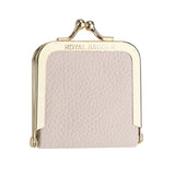 Royal Bagger Genuine Leather Mini Jewelry Box, Ring & Necklace Storage, Slim Coin Purse with Kiss Lock for Women 3120