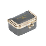 Small Size, Royal Bagger Retro Genuine Leather Mini Kiss Lock Coin Purse – Women's Jewelry Box for Earrings, Rings & More 3894