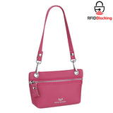 Royal Bagger RFID Blocking Coin Purse for Women Genuine Leather Portable Small Handbag Fashion Casual Clutch Wallet 2756