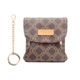 Royal Bagger RFID Coin Purse & Card Holder for Women, with Removable Keychain, Coated Canvas & Vegetable-Tanned Leather Storage Bag 5622