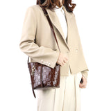 Royal Bagger Fashion Retro Bucket Bag for Women, Genuine Cowhide Leather Handbag, Elegant Shoulder Crossbody Purse 3266