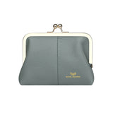 Royal Bagger RFID Blocking Coin Purse for Women, Fashion Kiss Lock Change Pouch, Genuine Leather Key & Card Holder 6120