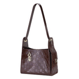 Royal Bagger Genuine Cow Leather Crossbody Bag for Women, Retro Fashion Underarm Shoulder Purse, Large Capacity 3268