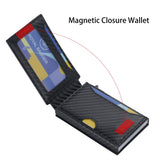 Royal Bagger Carbon Fiber Men's Wallet, Quick Card Access, RFID Blocking, 12 - Card Capacity with ID Window & Magnetic Closure 3246