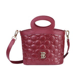 Royal Bagger Quilted Handbag for Women – Versatile Crossbody & Shoulder Tote, Genuine Cowhide Leather Drawstring Purse 3280