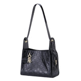 Royal Bagger Genuine Cow Leather Crossbody Bag for Women, Retro Fashion Underarm Shoulder Purse, Large Capacity 3268