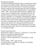 Royal Bagger Genuine Leather Quilted Crossbody Bag for Women, Soft-Textured Underarm Purse, Versatile Shoulder & Crossbody for Commuting 3267