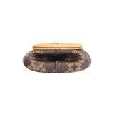 Royal Bagger Mini Women's Coin Purse – Signature Coated Canvas & Vegetable-Tanned Cowhide Leather, Casual Change Pouch for Daily Use 6603