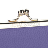 Royal Bagger Genuine Leather RFID Blocking Fashion Glasses Case, Pencil Bag with Kiss Lock, Organizer for Rings, Necklaces & Earrings for Women 4135