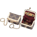 Royal Bagger Genuine Leather Mini Coin Purse, Solid Color Kiss Lock Change Pouch, Casual Style Small Storage Bag for Women 1894