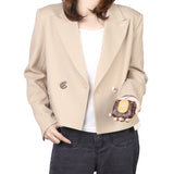 Royal Bagger Mini Women's Coin Purse – Signature Coated Canvas & Vegetable-Tanned Cowhide Leather, Casual Change Pouch for Daily Use 6603