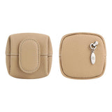 Royal Bagger Mini Lychee Pattern Coin Purse, Solid Color Buckle Key Earphone Storage Bag, Casual Change Pouch for Daily Use 1603