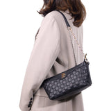 Royal Bagger Classic Quilted Chain Shoulder Bag for Women, Genuine Soft Cow Leather Underarm Purse, Fashion Handbag 3263