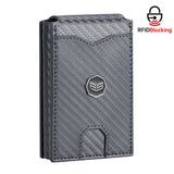 Royal Bagger Carbon Fiber Men's Wallet, Quick Card Access, RFID Blocking, 12 - Card Capacity with ID Window & Magnetic Closure 3246