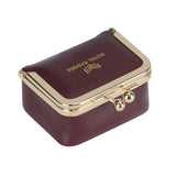 Big Size, Royal Bagger Genuine Leather Mini Jewelry Box, Ring & Necklace Storage, Retro Coin Purse with Kiss Lock for Women 4894