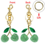Royal Bagger Cute Cherry Keychain - Fashion Casual Metal Cherry Charm, Key Ring for Backpacks, Purses, and Gifts 001