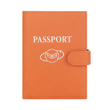 Royal Bagger RFID Genuine Leather Passport Wallet for Women, Casual Travel Wallets and Card Holder with SIM Card Pin Tool 3220