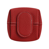 Royal Bagger Mini Lychee Pattern Coin Purse, Solid Color Buckle Key Earphone Storage Bag, Casual Change Pouch for Daily Use 1603