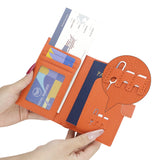 Royal Bagger RFID Genuine Leather Passport Wallet for Women, Casual Travel Wallets and Card Holder with SIM Card Pin Tool 3220