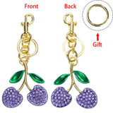 Royal Bagger Cute Cherry Keychain - Fashion Casual Metal Cherry Charm, Key Ring for Backpacks, Purses, and Gifts 001