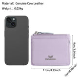 Royal Bagger Genuine Leather Women's Coin Purse - RFID Blocking Small Wallet, Casual Zipper Change Pouch for Daily Use 3200