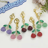Royal Bagger Cute Cherry Keychain - Fashion Casual Metal Cherry Charm, Key Ring for Backpacks, Purses, and Gifts 001