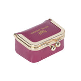 Small Size, Royal Bagger Retro Genuine Leather Mini Kiss Lock Coin Purse – Women's Jewelry Box for Earrings, Rings & More 3894
