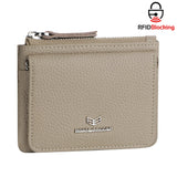 Royal Bagger Genuine Leather Women's Coin Purse - RFID Blocking Small Wallet, Casual Zipper Change Pouch for Daily Use 3200