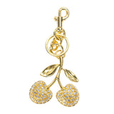 Royal Bagger Cute Cherry Keychain - Fashion Casual Metal Cherry Charm, Key Ring for Backpacks, Purses, and Gifts 001