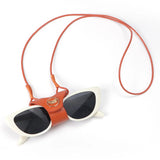 Royal Bagger Fashion Genuine Leather Eyeglass Neck Strap, Portable Sunglasses Holder, Anti-Loss Glasses Cord for Women 3130