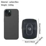 Royal Bagger Carbon Fiber Coin Purses for Men, RFID Slim Minimalist Wallet, Lightweight Large-Capacity Card & Cash Holder 4603