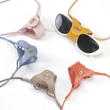 Royal Bagger Fashion Genuine Leather Eyeglass Neck Strap, Portable Sunglasses Holder, Anti-Loss Glasses Cord for Women 3130