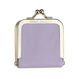 Royal Bagger Genuine Leather Mini Jewelry Box, Ring & Necklace Storage, Slim Coin Purse with Kiss Lock for Women 3120